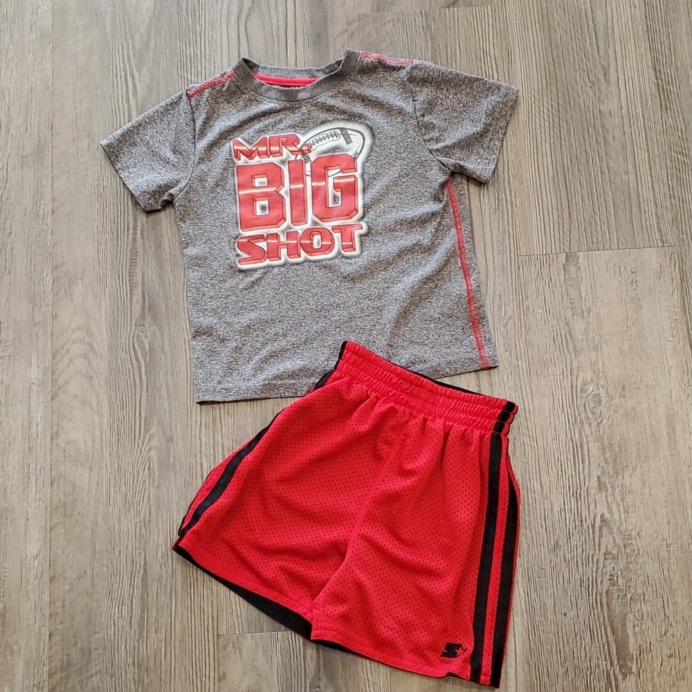 Starter/Healthtex Mr. Big Shot Shirt with Matching Shorts Size 5T